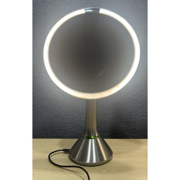Simplehuman ST3026 8-inch, Sensor-activated Lighted Mirror w/ 5x Magnification - Picture 1 of 16